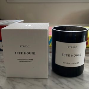 Empty Byredo Tree House candle & box